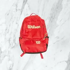 Wilson ウィルソン　テニスラケットリュック　カラー／レッド　バックパック