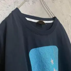 古着 アメリカ輸入 Tシャツ 半袖 プリント Lサイズ 黒色 太陽