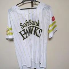 SoftBank Hawks ユニフォーム ストライプ　　ソフトバンク　ホ−クス