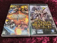 【動作確認済】PSP　UNTOLD LEGENDS　シリーズ２本セット