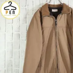 【レトロ古着】裏ボアジャケット 襟切り替え ブルゾン ジャンパー 男女兼用