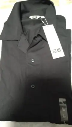 UNIQLO U エアリズムコットンポロシャツ　L ブラック　未使用品　黒
