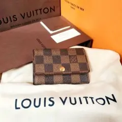 良品 ルイヴィトン ダミエ エベヌ ミュルティクレ6 キーケース 定番 1番人気