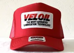 VEL OIL パッチトラッカーキャップ　レッド　新品　アメカジ