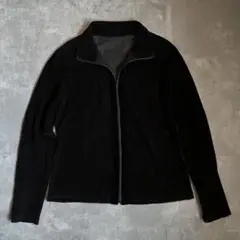 vintage velours mesh zip jacket
