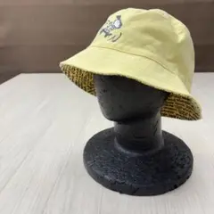 スヌーピー SNOOPY リバーシブル バケットハット イエロー