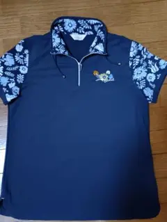 adabat　ハーフジップ シャツ ネイビー　サイズ40