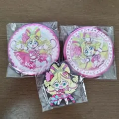 きみプリ　きみとアイドルプリキュア　BIGホログラム缶バッジ