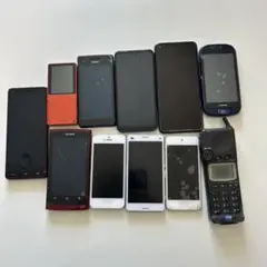 携帯11台ジャンク品