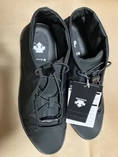DESCENTE ブラック レインシューズ