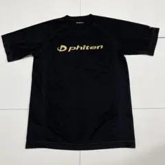 phiten 半袖ドライTシャツ 黒 Mサイズ バレーボール ファイテン