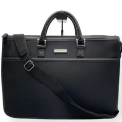 極美品 Burberry 2way ブリーフケース ビジネスバッグ ブラック