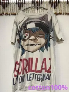 Gorillaz Tシャツ 2Dデザイン LIVE ON LETTERM