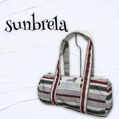 【sunbrela】サンブレラ ハンドバック ミニボストン ボーダー 個性的