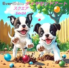 ダイヤモンドアートキット　スクエア　24×24