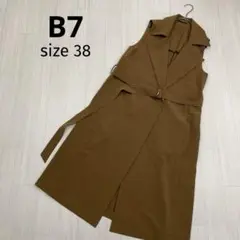◆ B7 ビーセッツ テーラード ジレ トレンチコート スプリングコート 日本製