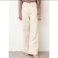 FREE'S MART フリーズ マート ベーシック ワイドデニムパンツ