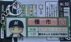 種市篤暉　パワプロ×マリーンズ　アクリルキーホルダー　栄冠ナイン