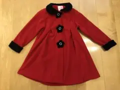 お値下げしました! 赤い柔らかい生地の可愛らしいコート