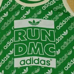 【値下げ】RUN DMC adidas タンクトップ グリーン