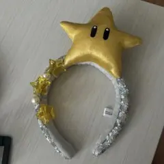 ユニバ カチューシャ マリオ スター