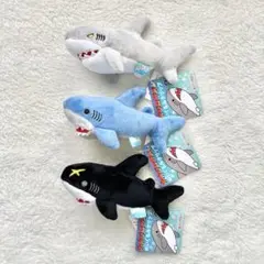 ホオジロザメ ぬいぐるみクリップ2 3種セット
