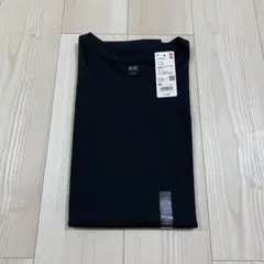 新品タグ付き　ユニクロ　エアリズムコットンノースリーブTシャツ　黒　4XL
