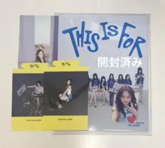 TWICE This is for 通常盤 開封済み 付属品 セット