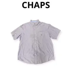 【ビッグサイズ】US古着 CHAPS ストライプシャツ　2XLT