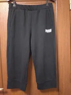PUMA ブラックパンツ サイドポケット付き②