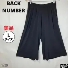 BACK NUMBER ライトオン　ワイドパンツ　L 大きいサイズ　シンプル