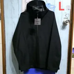 ユニクロ ブロックテックパーカ ブラック l