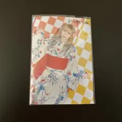 スターダム 星来芽依 ② ランダム浴衣ブロマイド L版 ローソンプリント