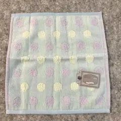 ［新品未使用］ニシオ株式会社　タオルハンカチ ドット柄