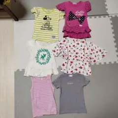 子供用Tシャツセット（ミッキー・ハローキティなど）
