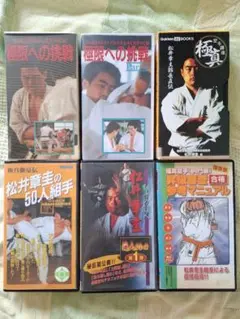 松井章圭 極真空手VHS6本セット