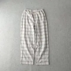 unknown チェック柄 パジャマパンツ city boy u