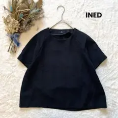 INED イネド 【9】 シンプルカットソー ポンチ エレガント 日本製