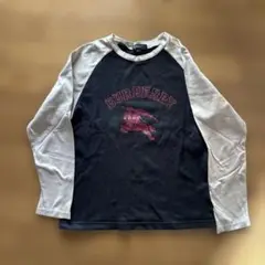 BURBERRY 長袖カットソー 150A 黒/ベージュ