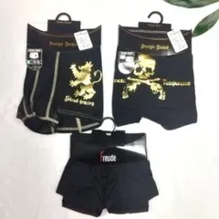 Design Boexr 新品 デザイン ボクサー パンツ M 3枚セット