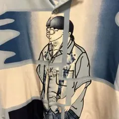 southpole シャツ　キャラ入り　水色