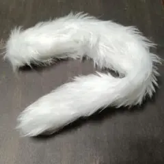 【 匿名配送 】 コスプレ 猫 ネコしっぽ 尻尾 白猫 ホワイト