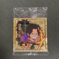 ワンピース ウエハース シール エース　ロジャー パラレル　ゴールド　ゴルパラ