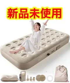 エアーベッド 花見 キャンプ マットエアーマット 電動ポンプ内蔵