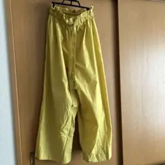 ワイドパンツ イエロー M
