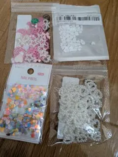 ネイルパーツセット カラフルデザイン