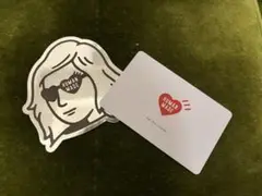 マイナーフィギュア×HUMAN MADE限定ステッカー&カードセット