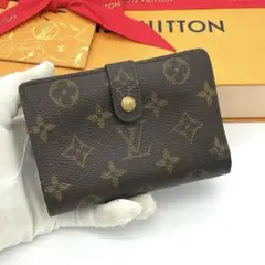 訳あり✨ルイヴィトン モノグラム ヴィエノワ がま口財布 コンパクト財布
