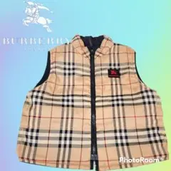 BURBERRY LONDON ベスト 90cm BLK ノバチェック