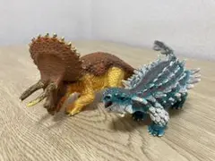 シュライヒ　恐竜セット　トリケラトプス　サイカニア
